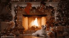 Christmas Fireplace GIFs | Tenor