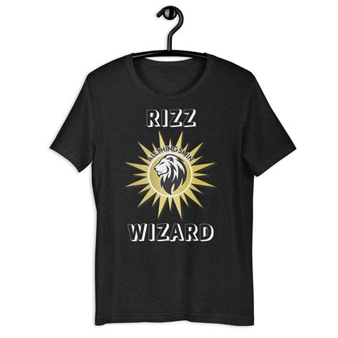 RIZZ WIZARD (black t-shirt) - ALLTHINGSMIN