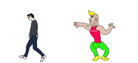 Virgin vs. Chad Template #2 (Colored) Virgin vs. Chad Chad, Meme ...