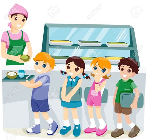 Image result for canteen clipart | School cartoon, Dorval, Cartoon kids