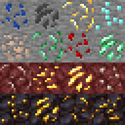 Variated Ores Minecraft Texture Pack