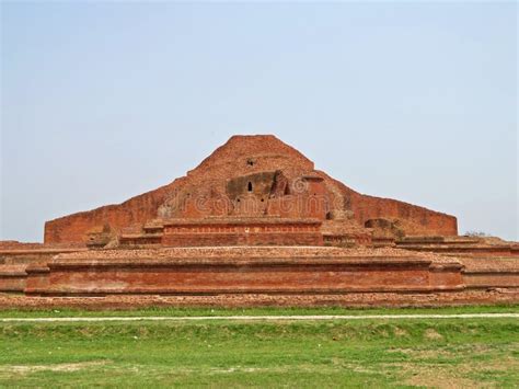 Ruins of Somapura Mahavihara in Paharpur, Bangladesh Stock Image - Image of architecture ...