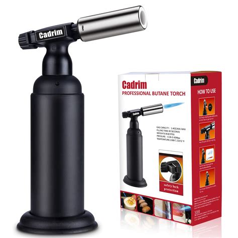 Buy Butane Torch, Cadrim Big Torch Lighter Professional Powerful and ...