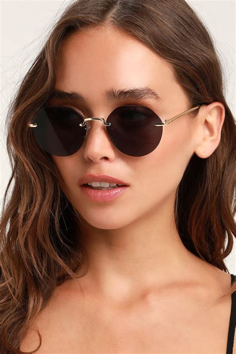 Cute Black Sunglasses - Geometric Sunglasses - Trendy Sunglasses - Lulus