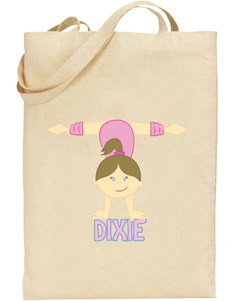 Gymnastics Bag Personalized Personalized by DixieDooDadsBrieBows