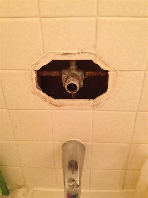 plumbing - How can I brace a bathtub faucet without tearing out the tile wall? - Home ...