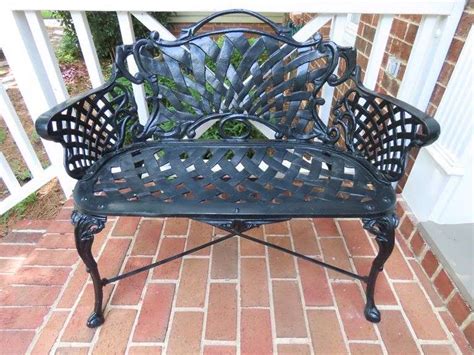 Beautiful Black Metal Bench - GC5 Auctions