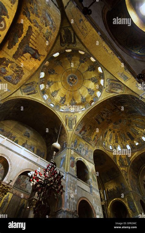 Mosaics, St. Mark´s Basilica. Venice. Italy Stock Photo - Alamy