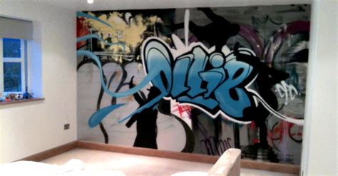 Graffiti Bedroom Decoration On The Wall