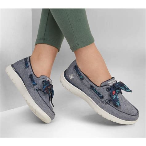 SKECHERS WOMENS FLEX DECK SHOE - NAVY | Paul Byron Shoes | Ireland