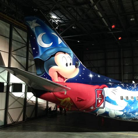 New WestJet ‘Magic Plane’ Features Disney’s Sorcerer Mickey | Disney Parks Blog