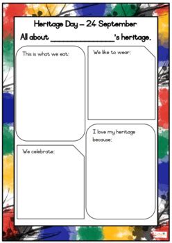 Heritage Day - Activities by Teaching is Magical | TpT