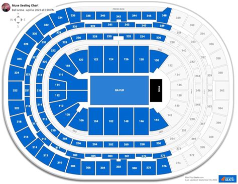 Ball Arena Concert Seating Chart - Arena Seating Chart