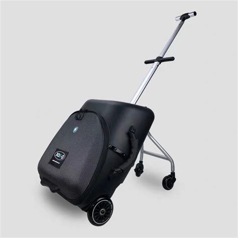 GraspDream Kids scooter suitcase Lazy carry on rolling luggage ride on ...