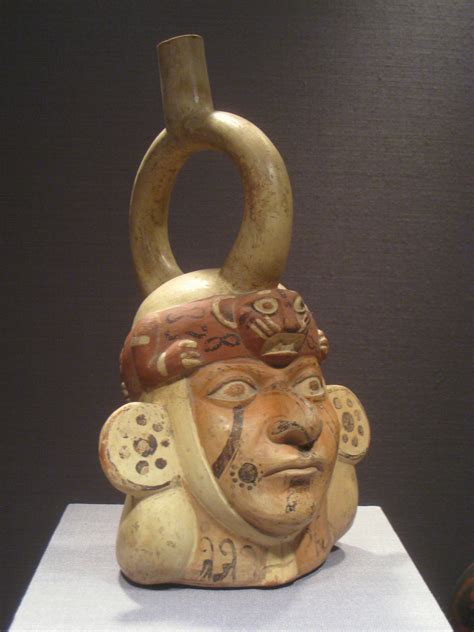 File:Portrait Vessel, Peru north coast, Moche culture, 100-500 AD, ceramic, Pre-Columbian ...