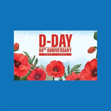 80th Anniversary D-Day - 1500mm x 900mm Flag - Design 1 – Flags and ...