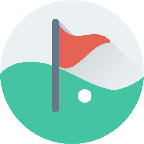 Golf course Generic Flat icon