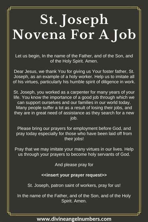 novena prayer to st joseph the worker - Angelita Whitt