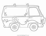 Simple Car Coloring Page sketch template