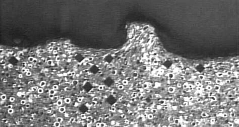 Cross section nodular iron microstructure and microhardness showing the ...