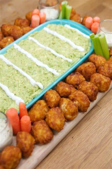 Fun Football Party Food: Easy Chicken & Guac Appetizer - Spaceships and Laser Beams