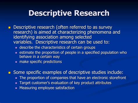 Descriptive Analysis In Research Methodology - Riset