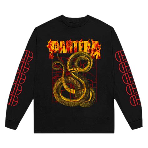 Snake World Tour 2023 Black Long Sleeve - Pantera Official Store