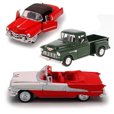 Best of 1950s Diecast Cars - Set 17 - Set of Three 1/24 Scale Diecast Model Cars - Walmart.com