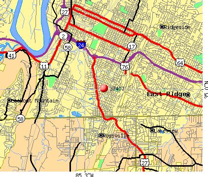 Chattanooga Zip Code Map – Map Of California Coast Cities