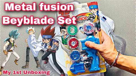 Best Metal Fusion Beyblade Set Unboxing And Review | 250 rs beyblade set - YouTube