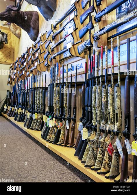 Hunting Rifles, Scheels Sporting Goods Store, Great Falls, Montana, USA ...