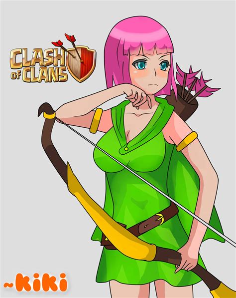 anime clash of clans archer by KIKITakasu on DeviantArt
