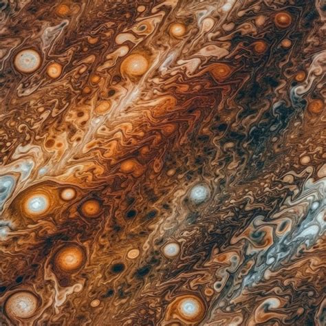 Premium Photo | Jupiter surface seamless texture planet gas giant atmospheric storms swirling ...