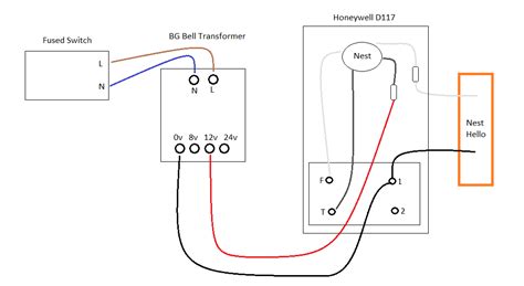 Nest Hello Wiring Diagram Uk : Nest Hello Uk Install With Integrated Transformer 5 Steps ...