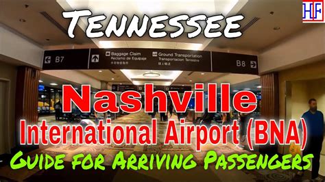 Nashville International Airport (BNA) - Guide for Arriving Passengers ...