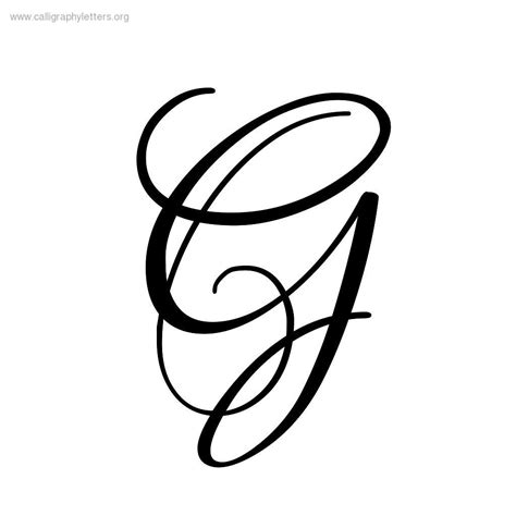 Cursive Alphabet G – AlphabetWorksheetsFree.com