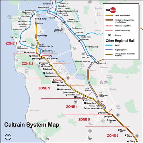 CalTrain System Map - Maplets