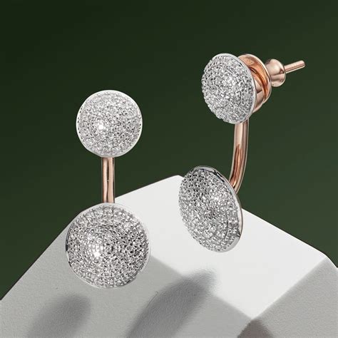 Our new Stellar #diamond #earrings can be worn with or without the ear ...