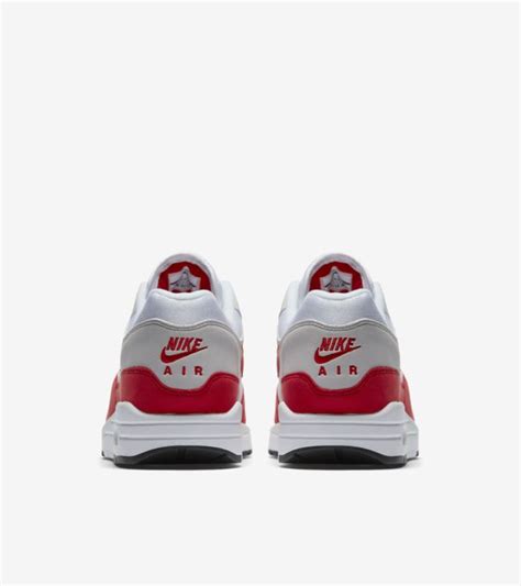 Nike Air Max 1 Anniversary 'White & University Red'. Nike SNKRS