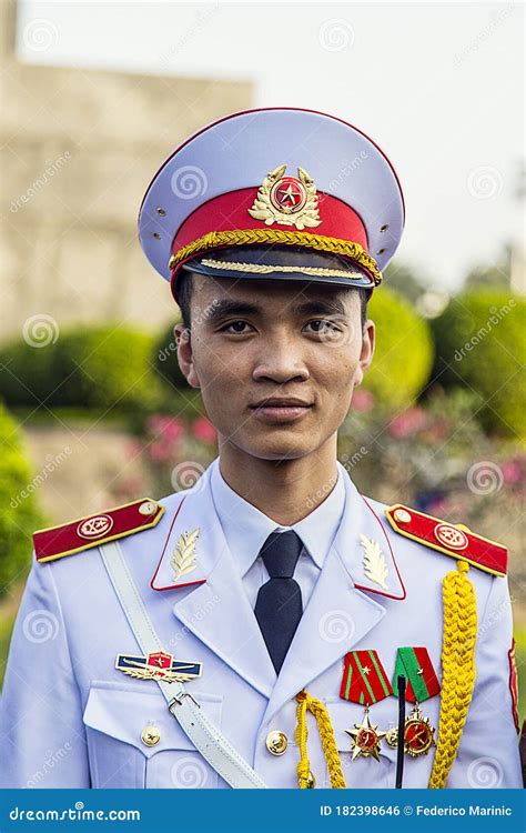 Male Member Of The Army Airborne Division Wearing Their Military ...