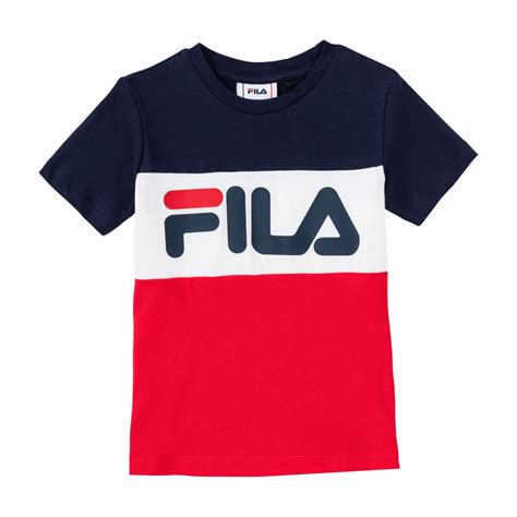 Fila Kids Classic Day Blocked Tee - dark blue | FILA Official