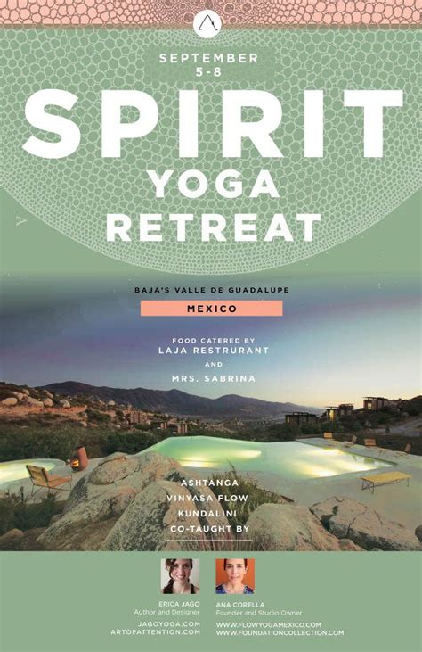 SPIRIT YOGA RETREAT - Jago Yoga | Плакат, Медитация, Йога