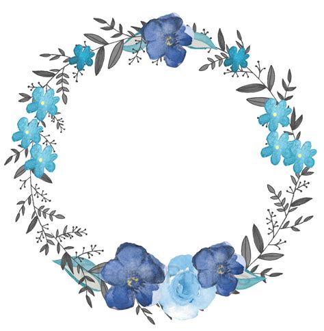 Blue Flower Transparent Background