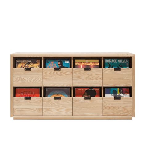 Dovetail 4×2 Vinyl Storage Cabinet | Symbol Audio Console Storage, Lp Storage, Vinyl Record ...