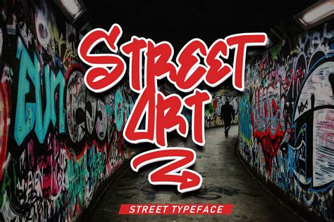 Street Art Font by Arendxstudio · Creative Fabrica