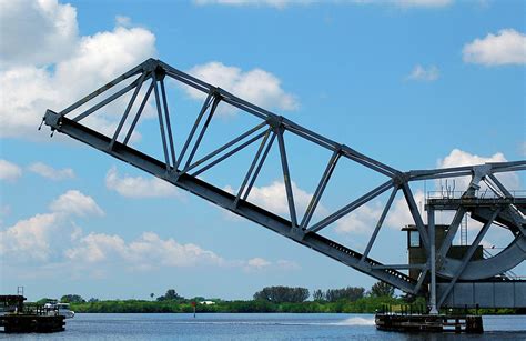 Caloosahatchee Train Draw Bridge Photograph by Carolyn Marshall