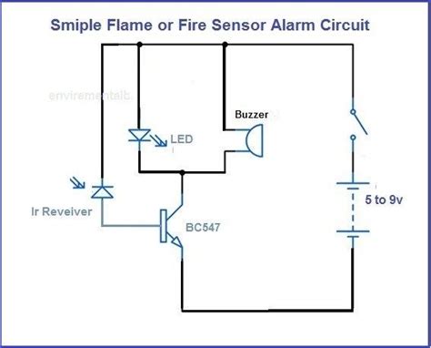 Circuit Diagram Of Buzzer Alarm