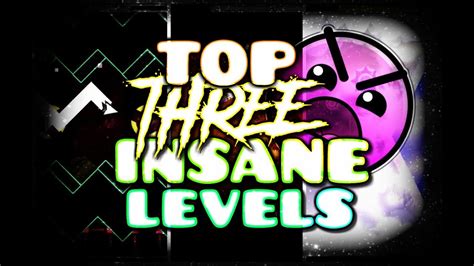 MY TOP 3 FAVOURITE INSANE LEVELS - Geometry Dash - YouTube