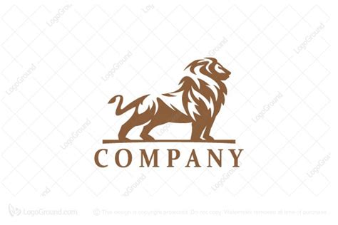 Silhouette Lion Logo