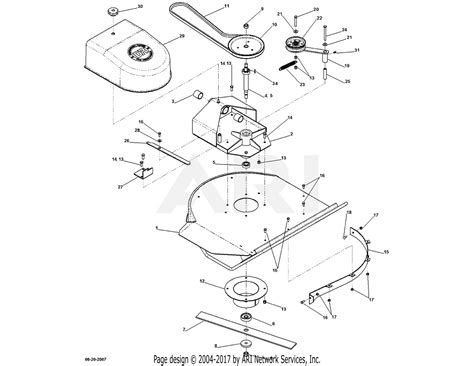 DR Power AT3-Walk Behind Mower (Ser# ATM87418 To ATM137008) Parts Diagram for Brush Deck Assy ...